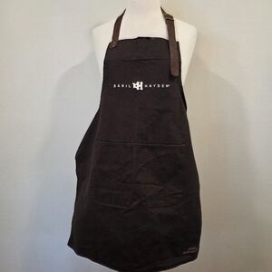 Basil Hayden Whiskey Brown Leather Strap Bartending Apron